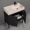 Modern Black Bathroom Vanity, 32